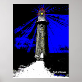 Poster Art Deco Lighthouse