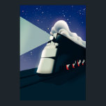 Poster Art Deco Locomotive<br><div class="desc">Comboio da Locomotiva Art Deco à noite.</div>