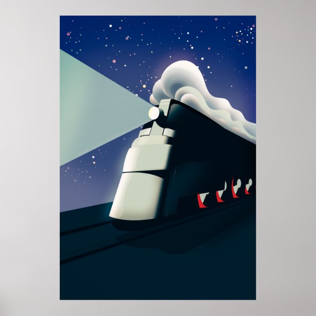 Poster Art Deco Locomotive (Frente)