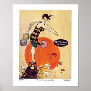 Pôster Art Deco McCallum Hosiery