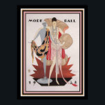 Pôster Art Deco Mode Ball 1928  12 x 16 Wall Art<br><div class="desc">Mode Ball Art Deco Print- 12 x 16</div>