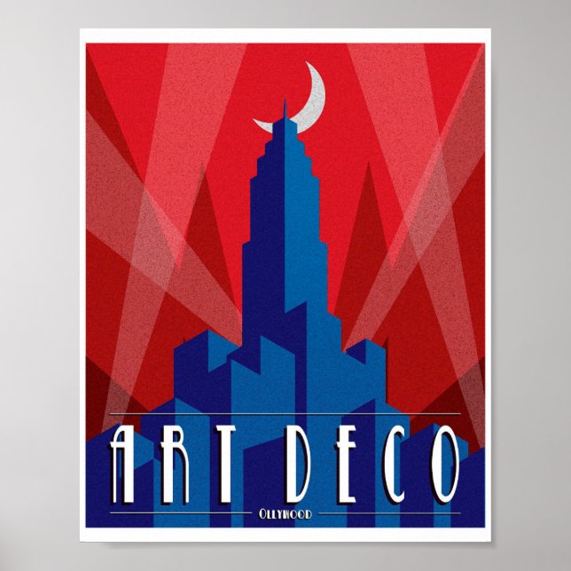 Poster - Art Deco Ollywood (Frente)