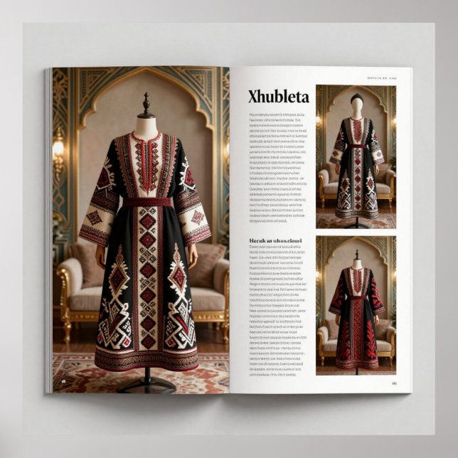 Poster Art Deco Opulence Geometric Patterns IIHER_XHU_001 (Frente)