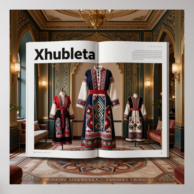 Poster Art Deco Opulence GeometricPatternsVII HER_XHU_001 (Frente)