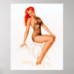 Poster Art Deco Pino Redhead Superior<br><div class="desc">O deco de arte de vindima.</div>