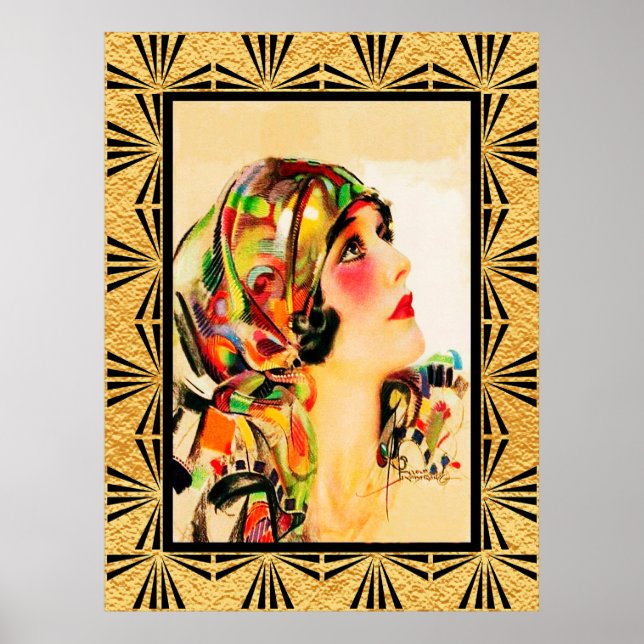 Poster Art Deco Rolf Armstrong (Frente)