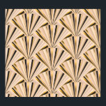 Poster Art Deco Scales: Glamor geométrico do Ouro<br><div class="desc">Padrão geométrico colorido sem costura. Abstrato, escalas, textura da carapaça. Estilo de lama, fundo de deco de arte com linhas bege e ouro. Têxtil decorativo de luxo, papel de parede, papel de embrulho Vintage preenche um padrão geométrico luxuoso com toques de ouro. Elevem a vossa decoração com um toque de...</div>