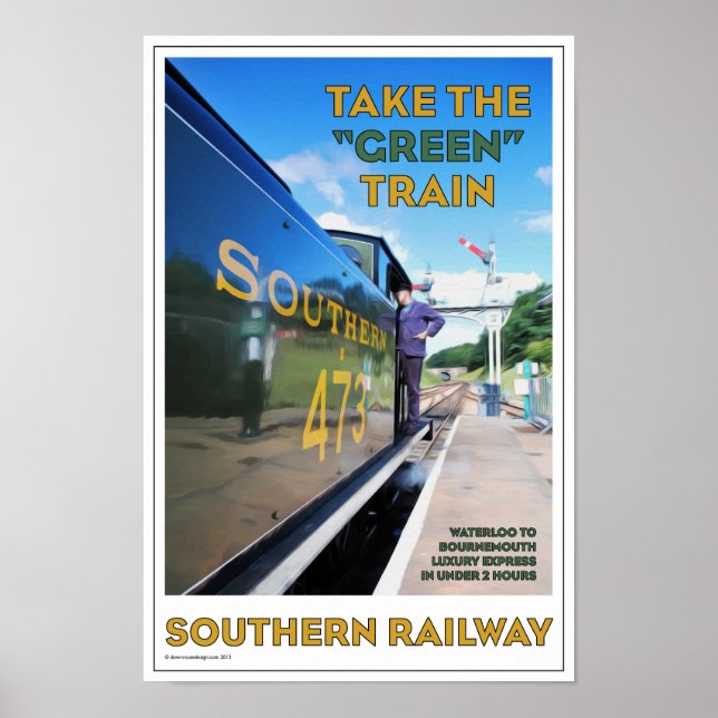 Poster Art Deco Southern Rail (Frente)
