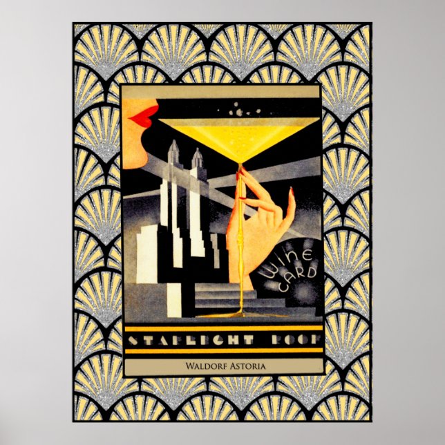 Poster Art Deco Starlight Roof (Frente)