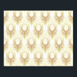 Poster Art deco style geometric seamless pattern in black<br><div class="desc">Art deco style geometric seamless pattern in black and gold. Vintage illustration. Roaring 1920's design. Jazz era inspired. 20's. Vintage Fabric, textile, wrapping paper, wallpaper. Retro hand drawn.</div>
