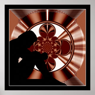 POSTER ART DECO TEXTURA #05