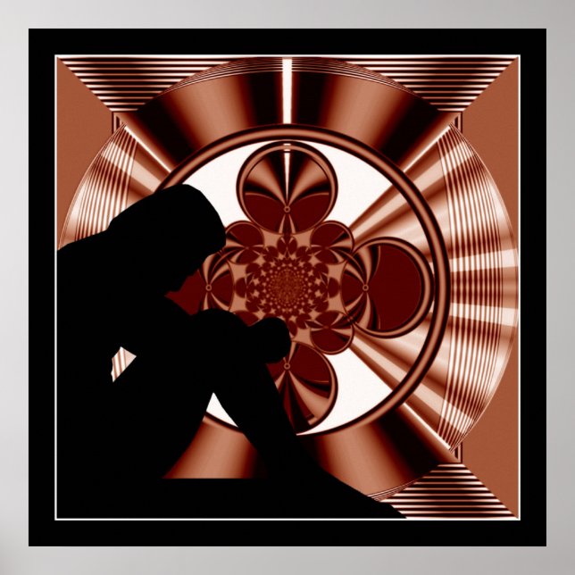 POSTER ART DECO TEXTURA #05 (Frente)