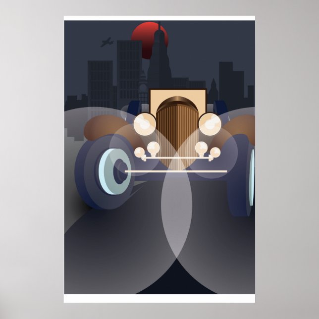 Poster Art Deco Trabalho de arte 1e (Frente)