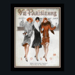 Poster Art Deco Vie Parisenne 1929<br><div class="desc">Belo Cobrir de Deco de Arte Francesa para o Cobrir de Ano Novo de Vie Parisienne de dezembro de 1928 para 1929. 11x14 mostrado aqui - também disponível em 8x10,  16x20,  tamanhos padrão ou personalizados.</div>