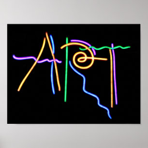 Poster Art Neon Sign
