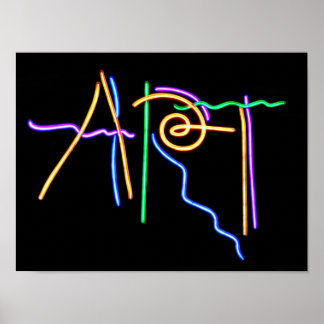 Poster Art Neon Sign