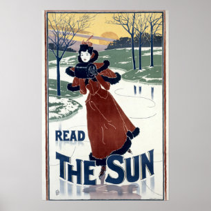 Poster Art Nouveau 1895 O Sol e Louis John Rhead