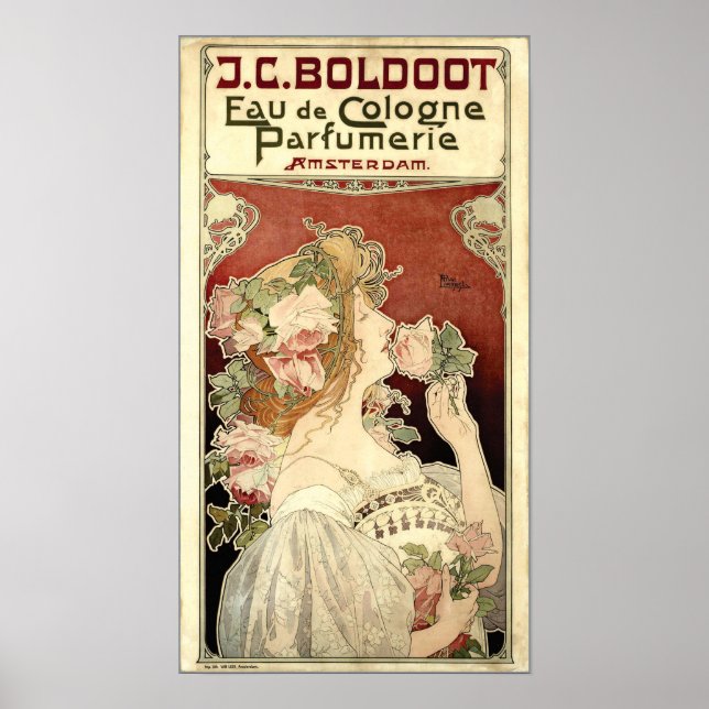 Pôster Art Nouveau 1897 Ad da Privat-Livemont (Frente)