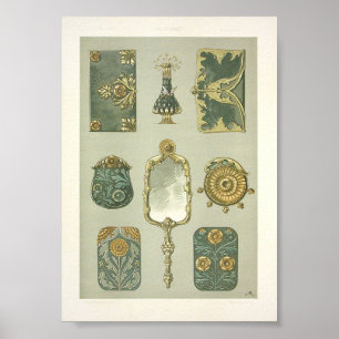 Poster Art nouveau anton seder dressing table
