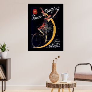 Poster Art Nouveau Anúncio Bicicleta Francês