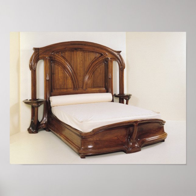 Poster Art Nouveau bed, 1900 (Frente)