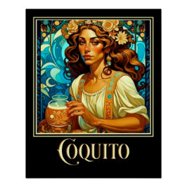 Pôster Art Nouveau Coquito