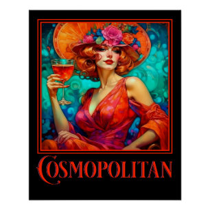 Pôster Art Nouveau Cosmopolitan