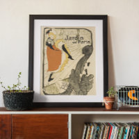 Art Nouveau Dancer Jane Avril, Toulouse Lautrec