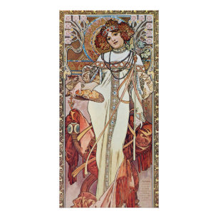 Pôster Art Nouveau Deusa