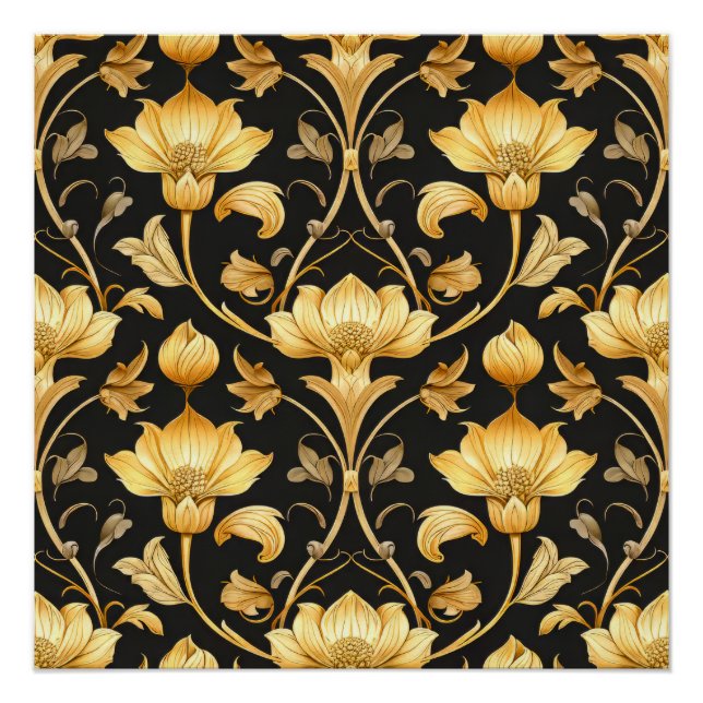 Pôster Art Nouveau Pattern (Frente)