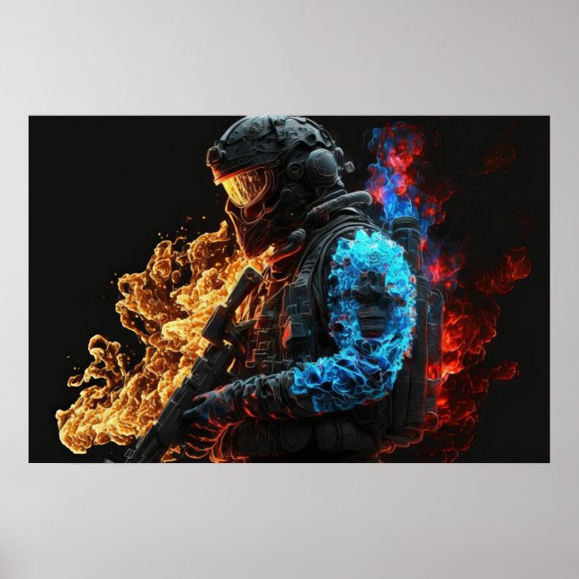 Poster Art Patriot Hero (Frente)