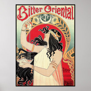 Pôster Art Poster: Art Nouveau - Bitter Oriental
