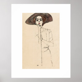 POSTER ART POSTER: EGON SCHIELE: RETRATO DA MULHER 1910