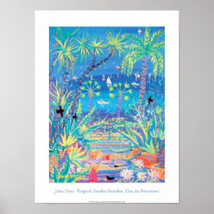Pôster Art Poster: Paraíso do Jardim Tropical, Côte d'Azu