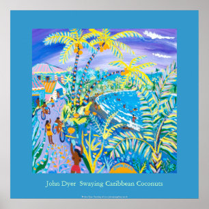 Pôster Art Poster: Sway Caribe Coconuts, Costa Rica