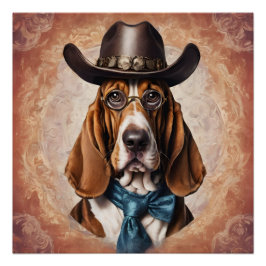 Pôster Art The Basset Hound