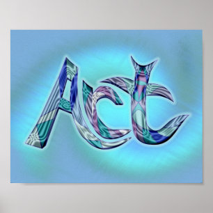 Poster Arte a palavra