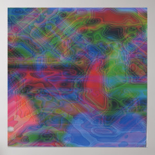 POSTER ARTE ABSTRACTA