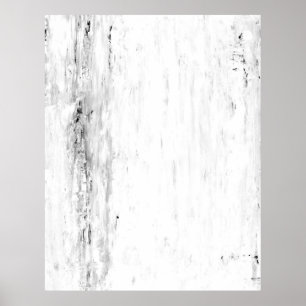 Pôster Arte abstracta preto e branco da "avalancha"