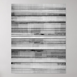 Pôster Arte abstracta preto e branco "masculino"