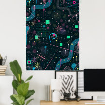 Arte Abstrata: Céus de Inverno