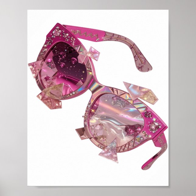 Poster Arte Abstrata de Design Moderno Prata Marcante v2 (Frente)