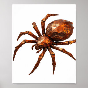 Poster Arte Abstrata de Prata DESIGN