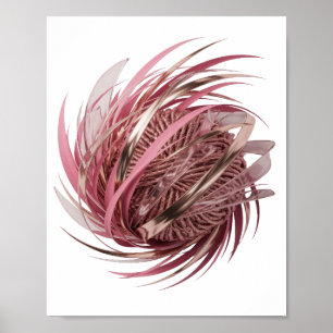 Poster Arte abstrata em ouro um design único com um toque