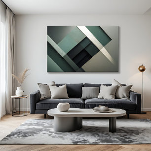Poster Arte abstrata moderna combina perfeitamente em uma