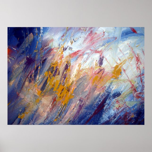 Pôster Arte Abstrata Original (Frente)