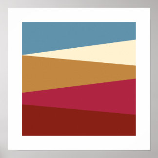 Poster Arte abstrata Paisagem 1