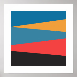 Poster Arte Abstrata Paisagem 1