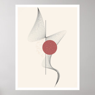 Poster Arte abstrata para parede