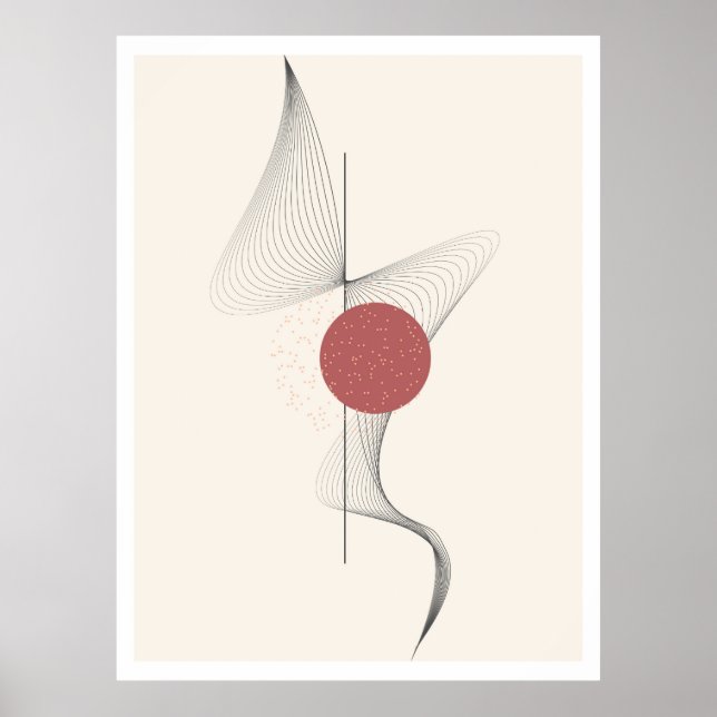 Poster Arte abstrata para parede (Frente)